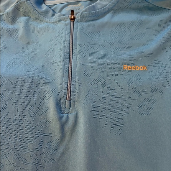 Reebok Sky Blue Half-Zip Pullover - Picture 2 of 4